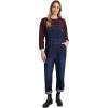 Martha Stewart Convertible Overall, Denim Utility Jumpsuit, Adjustable Cotton Workwear, Stretch Bibs(Dark Rinse)