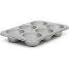 Martha Stewart Gallen 10 Piece Baking Pans Ceramic PFA Free Non Toxic Non Stick Bakeware Set – Linen White(Silver)