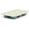 Martha Stewart Gallen 10 Piece Baking Pans Ceramic PFA Free Non Toxic Non Stick Bakeware Set – Linen White(Teal)