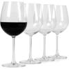 Martha Stewart Vivica 4-Pack White Wine Glass Set, 14 oz – Elegant Stemmed Wine Glasses for Entertaining, Durable Clear Glassware for Dining, Parties, or Everyday Use(20oz Red Wine Glass (4-pack))