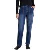 Martha Stewart Women’s Garden Straight Leg Pant Stretch Denim, Casual Utility Workwear, Soft Trousers(Vintage Wash)