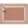 Martha by Martha Stewart | Chilewich Handkerchief Placemats in Burnt Coral – Set of 4 – Easy Care Woven Tabletop Textiles – Indoor/Outdoor – 18.5″ x 13.5″ Rectangle(Burnt Coral)
