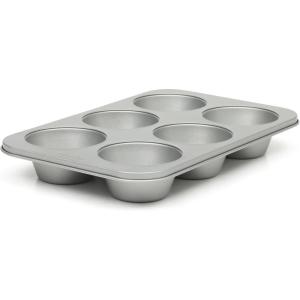 Martha Stewart Gallen 10 Piece Baking Pans Ceramic PFA Free Non Toxic Non Stick Bakeware Set – Linen White(Silver)