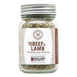 Martha Stewart Spice Trio – Elevate Every Meal, Three Signature Blends Featuring Single-Origin Spices from Burlap & Barrel – For Beef, Lamb, Pork, Poultry & Seafood – Gift for Cooks – 3 Full Size Jars(Beef & Lamb)