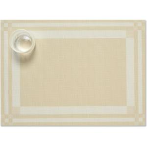 Martha by Martha Stewart | Chilewich Handkerchief Placemats in Burnt Coral – Set of 4 – Easy Care Woven Tabletop Textiles – Indoor/Outdoor – 18.5″ x 13.5″ Rectangle(Wheat)