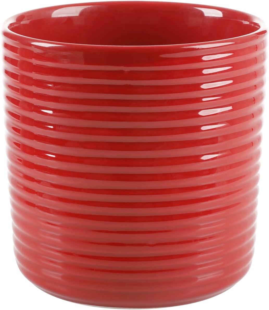 imageMartha Stewart 10 Piece Tools and Gadget Set WCeramic Crock Martha BlueRed