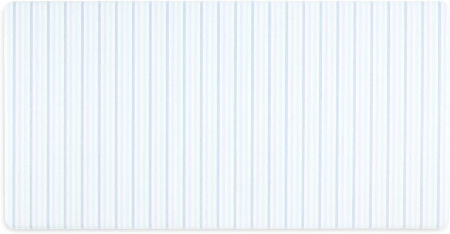 imageMartha Stewart Amber Floral Daisy Stripe Reverisble Water Resistant Kitchen Mat BluePurple 20quotx30quotBluePurpleGreen