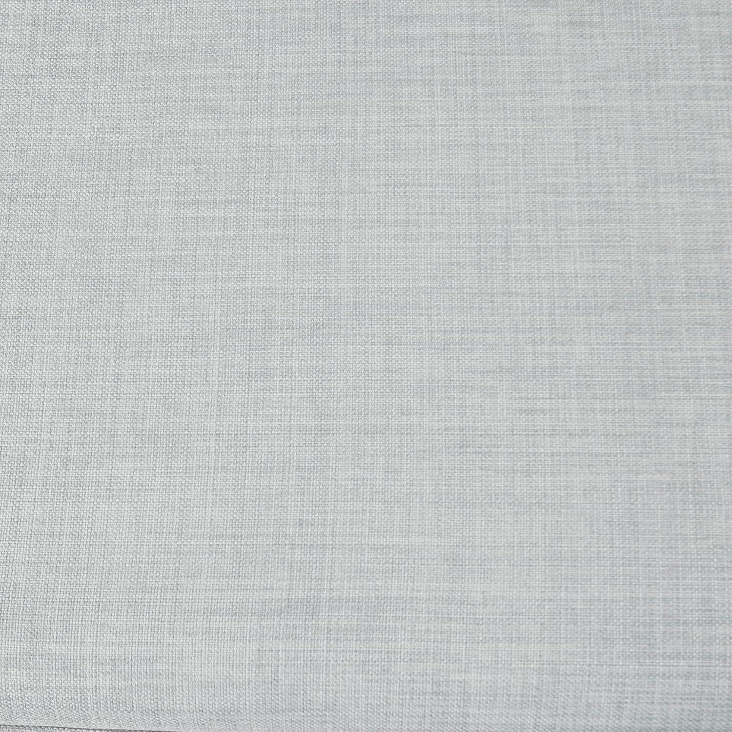 imageMartha Stewart Caymus Rectangular Storage Ottoman Bench Upholstered Textured Fabric Soft Hinge Pipped Edges with Solid Wood Legs Accent Furniture for Bedroom Dcor Easy to Assemble  Light Grey