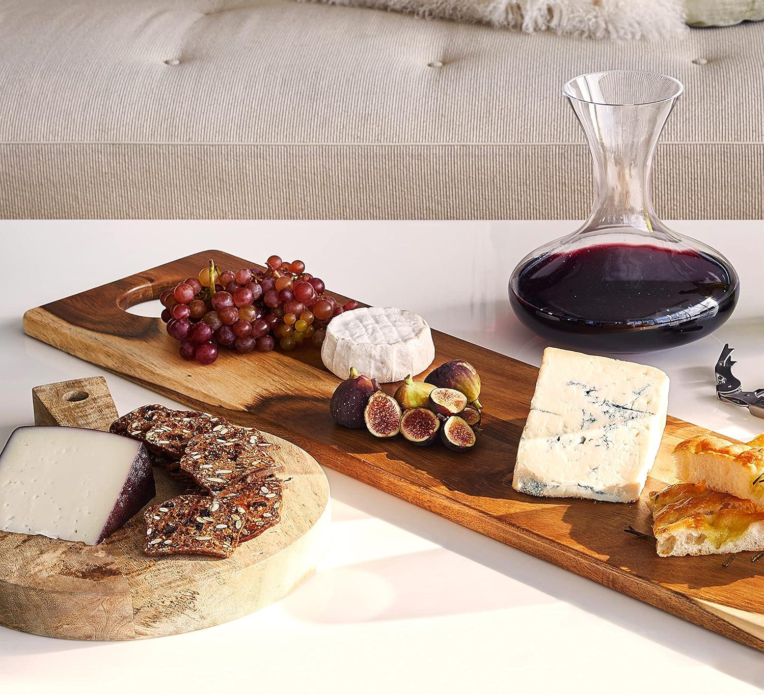 imageMartha Stewart Charcot 315 X 8 Large Charcuterie Serving Board Rectangular Acacia Wood