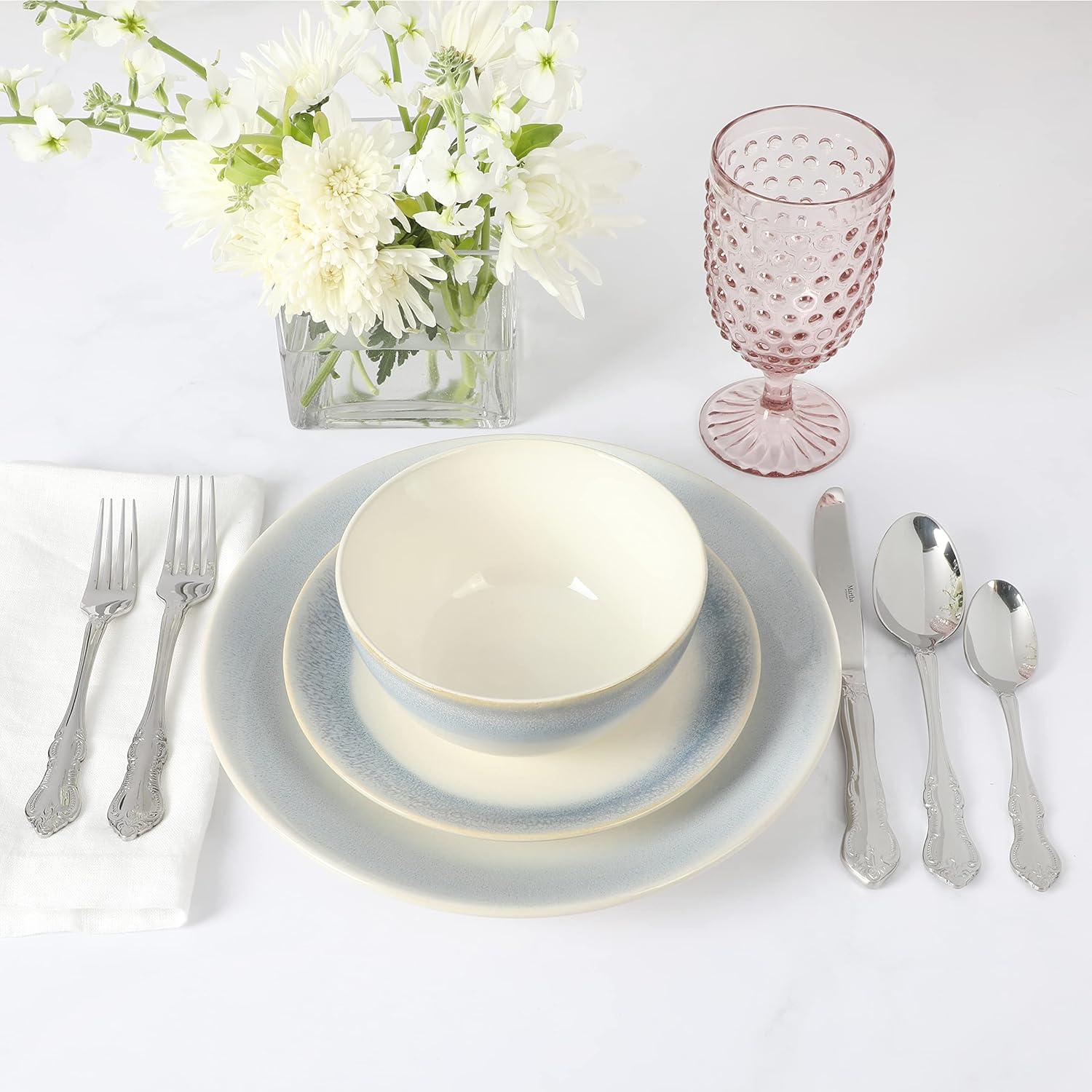 imageMartha Stewart Chauncey 4Pack Hobnail Glass Tumblers 143 oz Handmade Pink Drinking Glasses Vintage Textured Water Cups for Everyday Use or EntertainingPink Hobnail