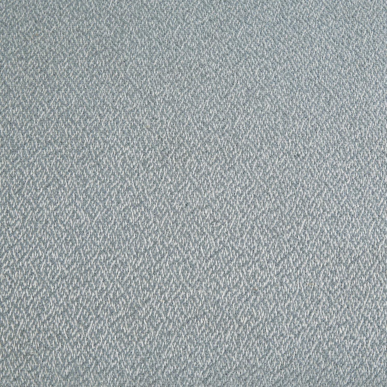 imageMartha Stewart Delaney Upholstered MidCentury Modern Counter Stool with Turn Legs Footrest and Kickplate for Kitchen Island Chairs Dining Room Furniture Home Bar BlueDelaney