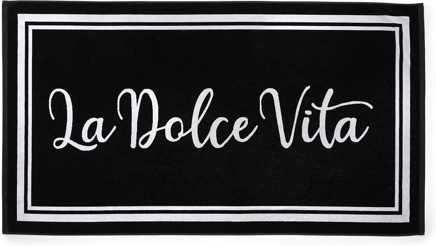 imageMartha Stewart Egyptian Cotton Bath Towels Set  6 Piece 2 Bath Towels  2 Hand Towels  2 Washcloths Absorbent Bathroom Towels Bathroom Essentials ButterX Black  White