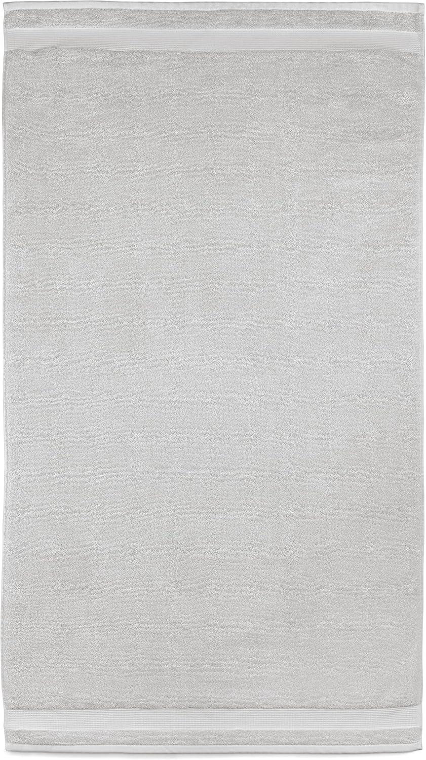 imageMartha Stewart Egyptian Cotton Bath Towels Set  6 Piece 2 Bath Towels  2 Hand Towels  2 Washcloths Absorbent Bathroom Towels Bathroom Essentials ButterLight Gray