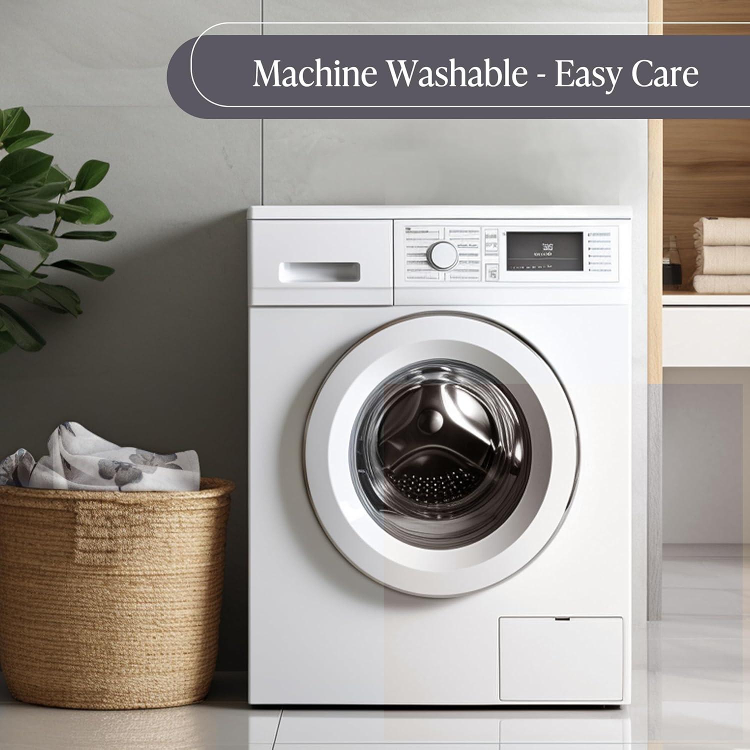 imageMartha Stewart Marthas Garden Shower Curtain Botanical Floral Print Cotton Shower Curtain for Bathroom Spa Quality Modern Shower Curtains Standard Size 72x72 BlueGarden Black