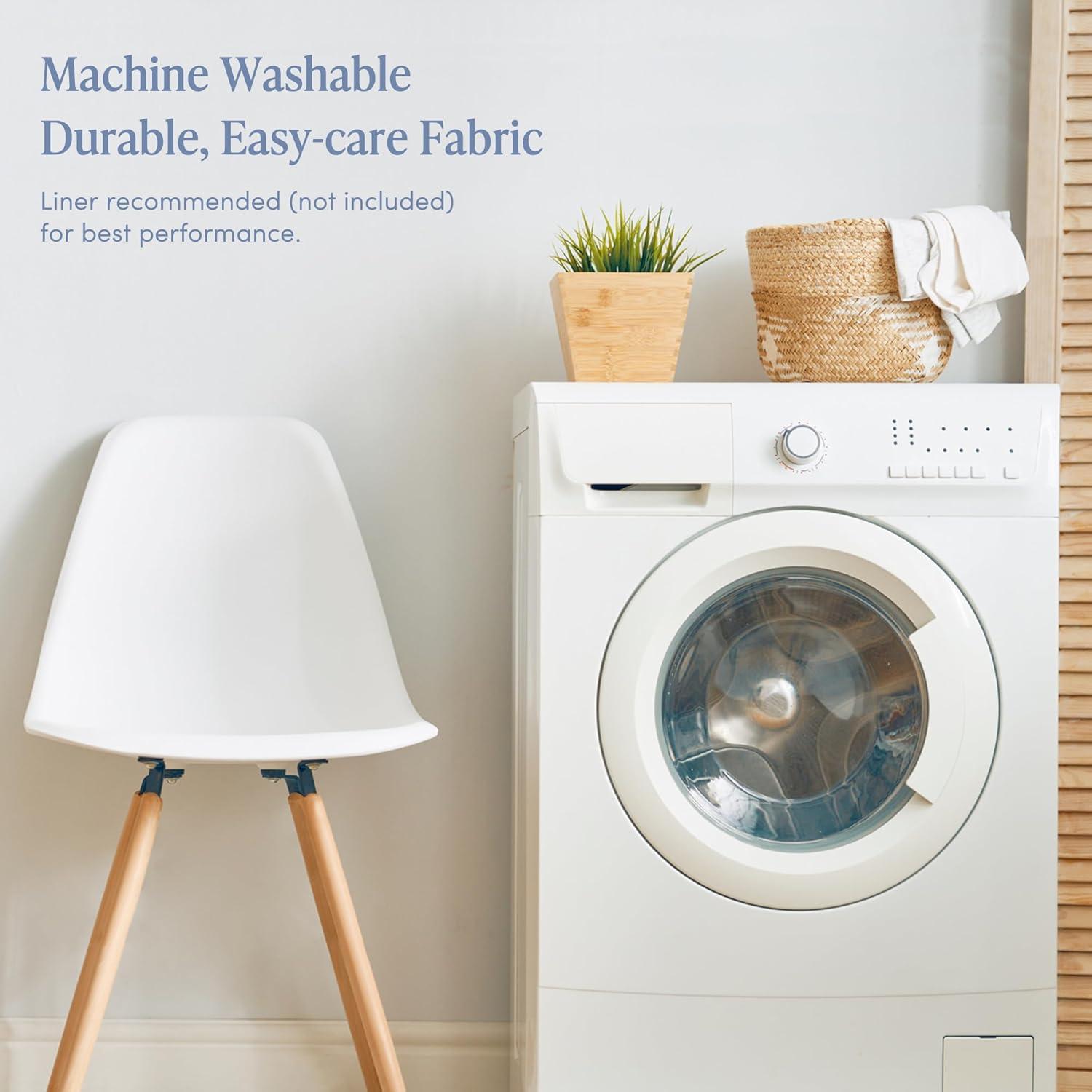 imageMartha Stewart Marthas Garden Shower Curtain Botanical Floral Print Cotton Shower Curtain for Bathroom Spa Quality Modern Shower Curtains Standard Size 72x72 BlueMeadow Blue