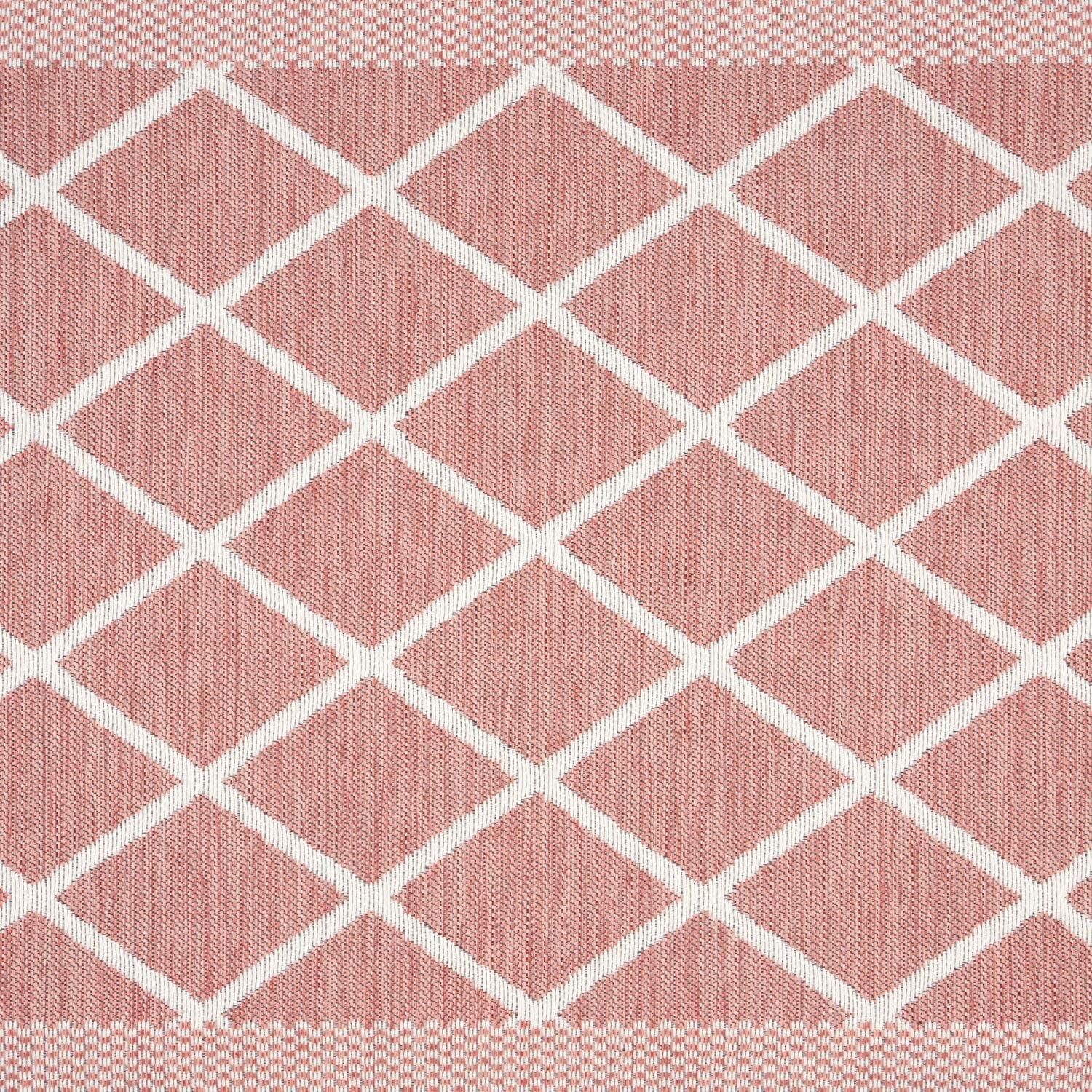 imageMartha Stewart Miles Modern Diamond AntiFatigue AirInfused Kitchen Mat Spice Red 196quotx32quotSpice Red