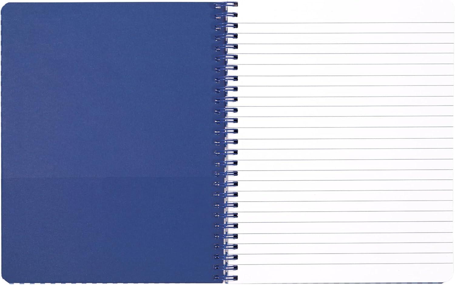 imageMartha Stewart Mini Spiral Notebook 7quotx9quot Journaling Notebook with 160 Lined Pages and Perforated TearOuts Convenient Interior Pocket for Notes Floral Stripe