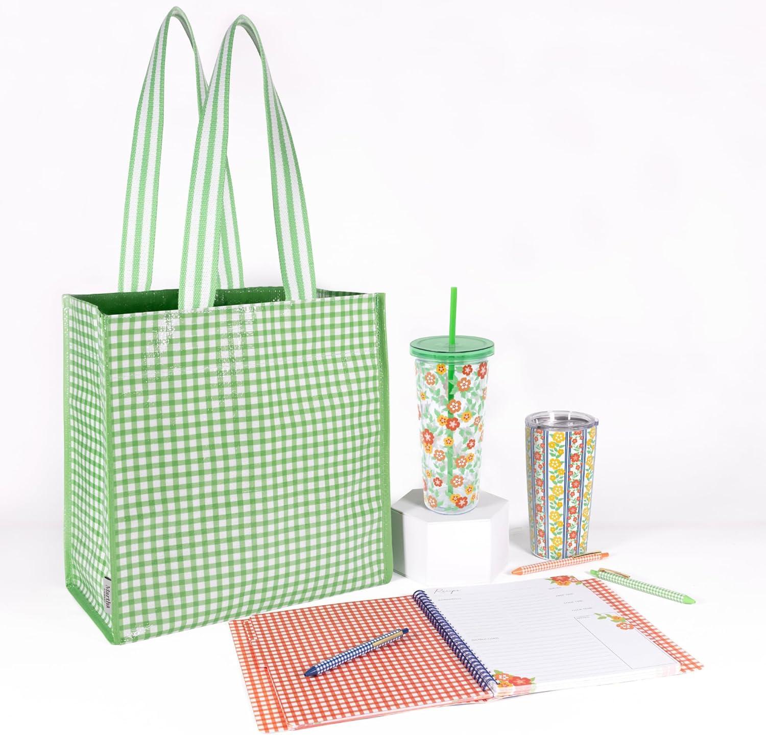 imageMartha Stewart Recipe Journal Make Your Own Cookbook with 120 Pages for Detailed Recipe Notes Ingredients and Instructions Customizable Tabs 11 x 9 inches Floral Deep Ultramarine