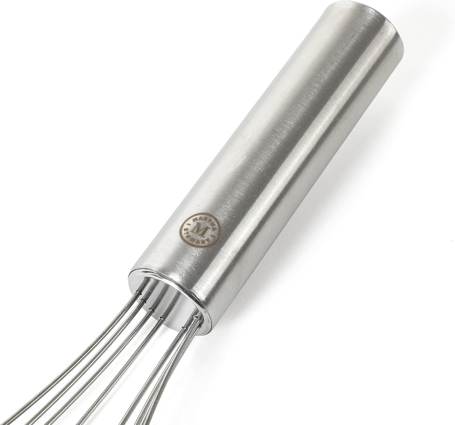 imageMartha Stewart Richburn 2pc 12quot Stainless Steel Balloon ampamp Flat Whisk  Satin Finish