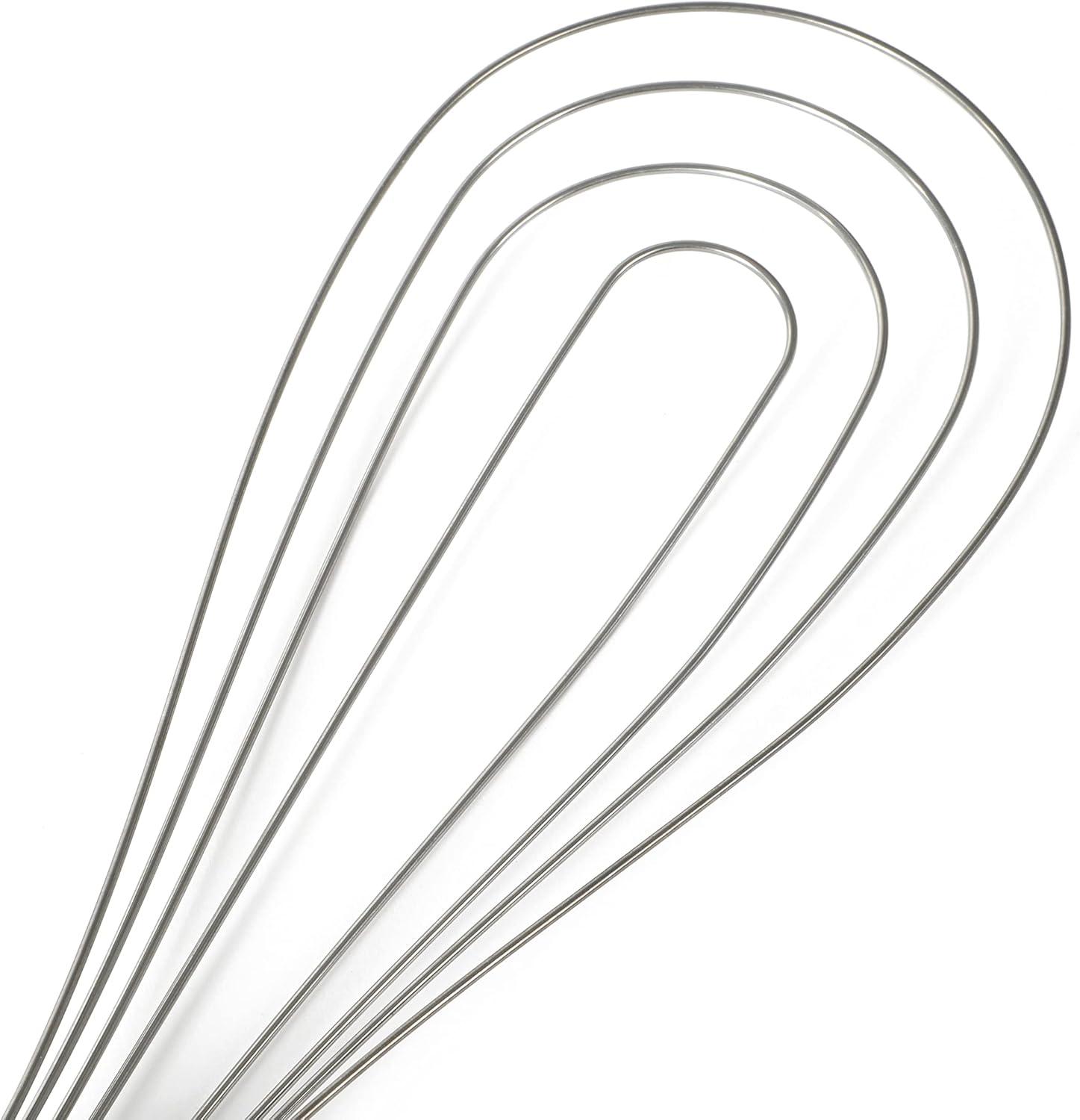 imageMartha Stewart Richburn 2pc 12quot Stainless Steel Balloon ampamp Flat Whisk  Satin Finish