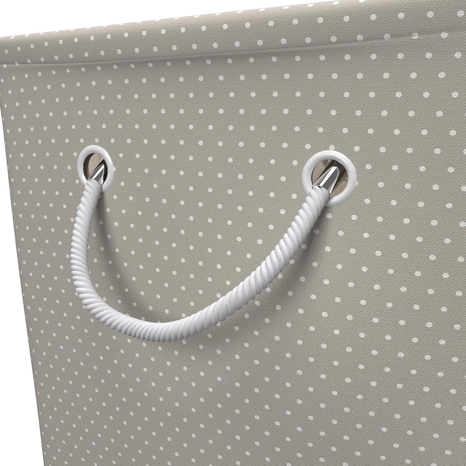 imageMartha Stewart Storage Collapsible Home Laundry Collection Laundry Hamper with Wheels Cottage DotCottage Dot