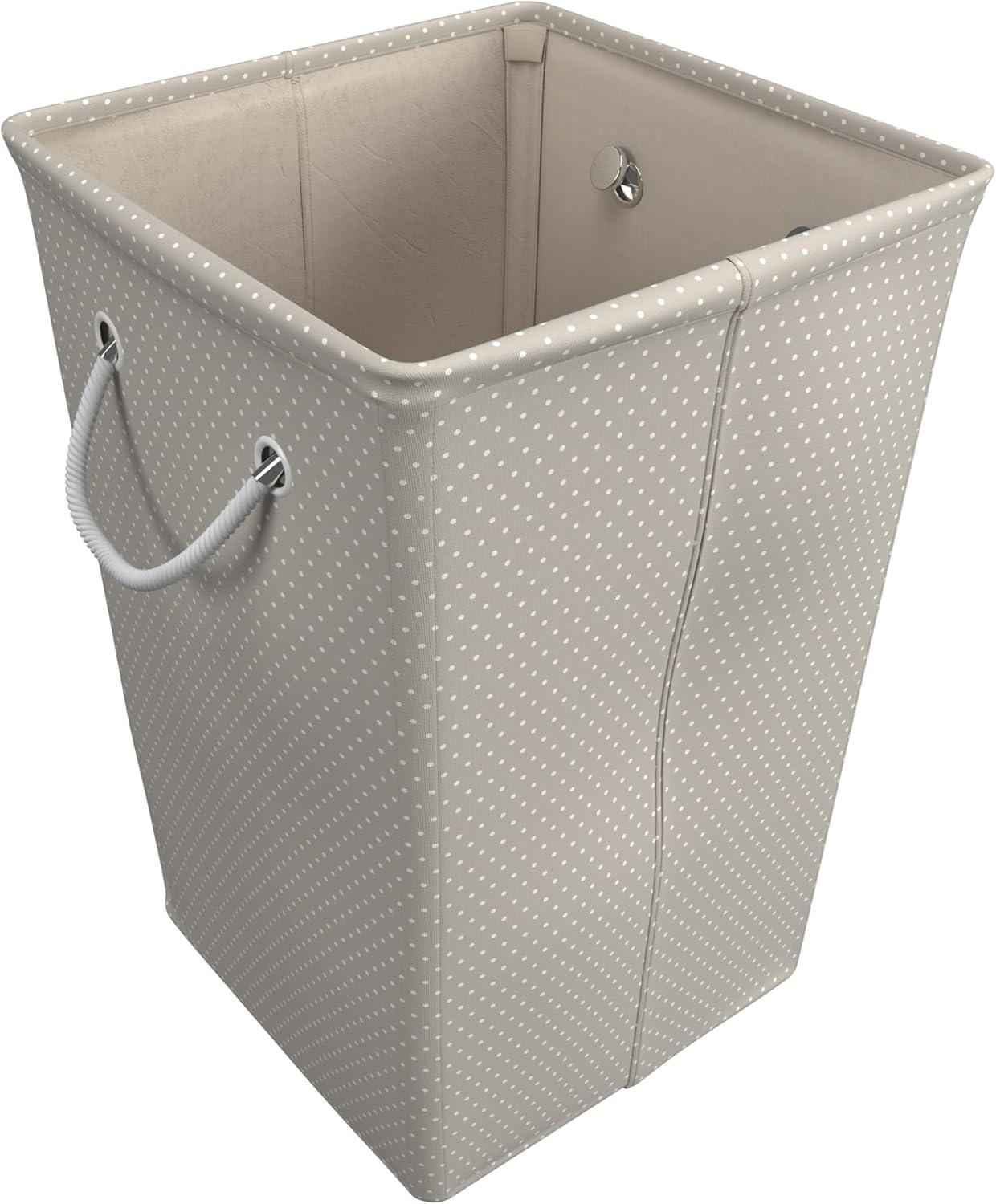 imageMartha Stewart Storage Collapsible Home Laundry Collection Laundry Hamper with Wheels Cottage DotCottage Dot