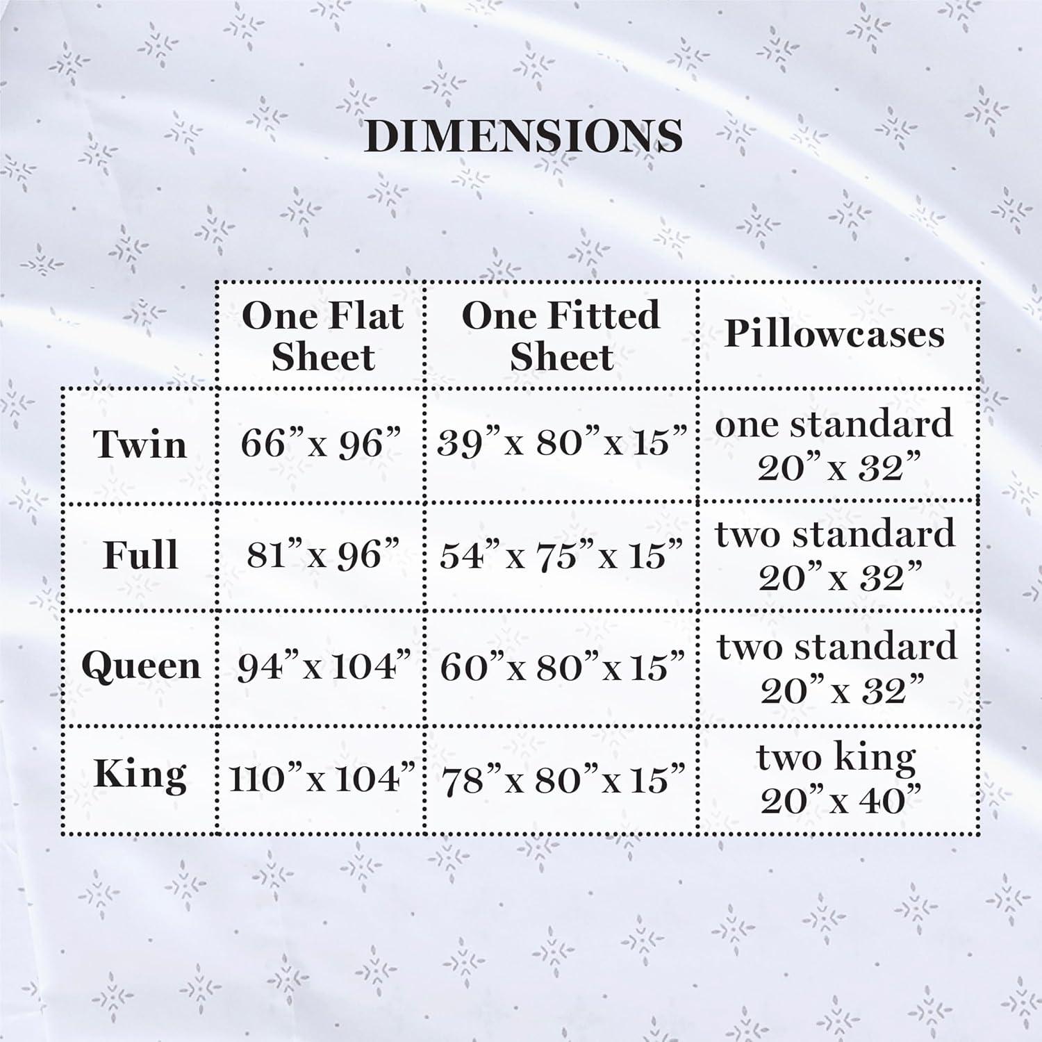 imageMartha Stewart Ultra Soft Brushed and Washed Microfiber 4 Piece Sheet Set Easy Care Deep Pocket Comfy Sheets 1 Flat Sheet 1 Fitted Sheet 2 Std Pillowcases Queen Size White ampamp Blush PinkHayworth Medallion Gray