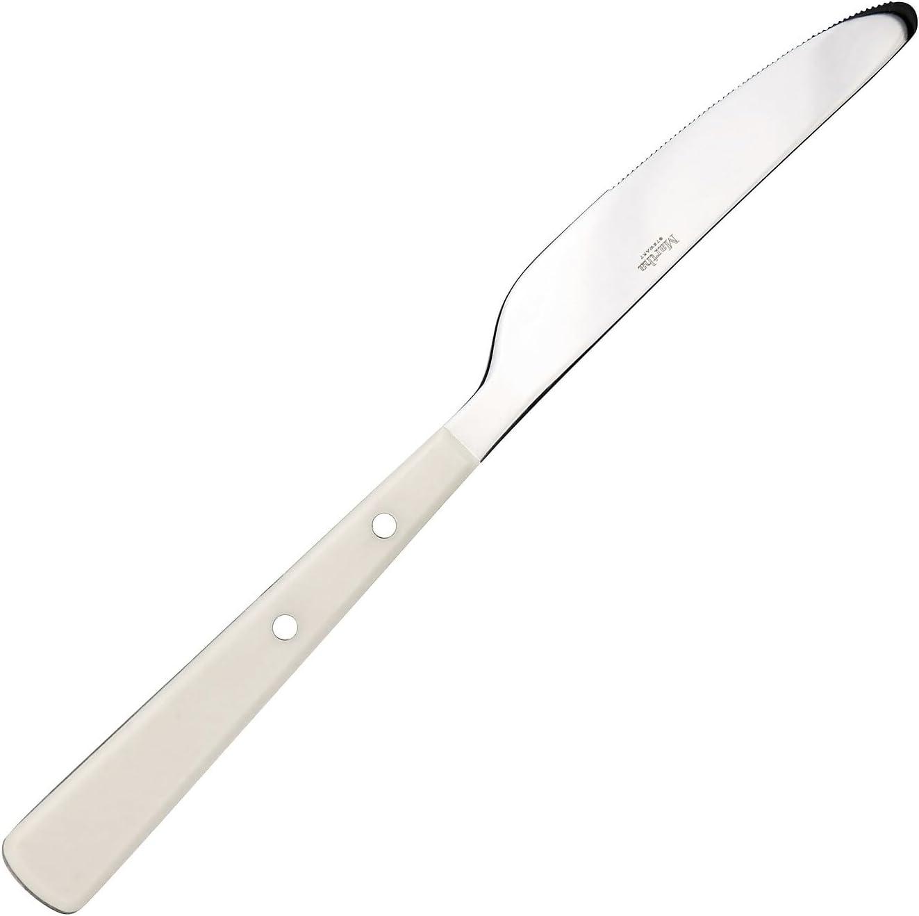 imageMartha Stewart Watercliffe 16 pc Flatware Silverware Set  Stainless Steel Utensils  Forks Spoons Knives  Service for 4  LinenWatercliffe Linen