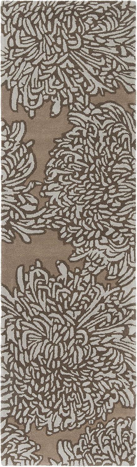 imageMartha Stewart x SAFAVIEH Area Rug Collection 23quot x 8 Runner Malted Handmade Wool Ideal for Living Room Bedroom Foyer Hallway MSR4542ADriftwoodGrey