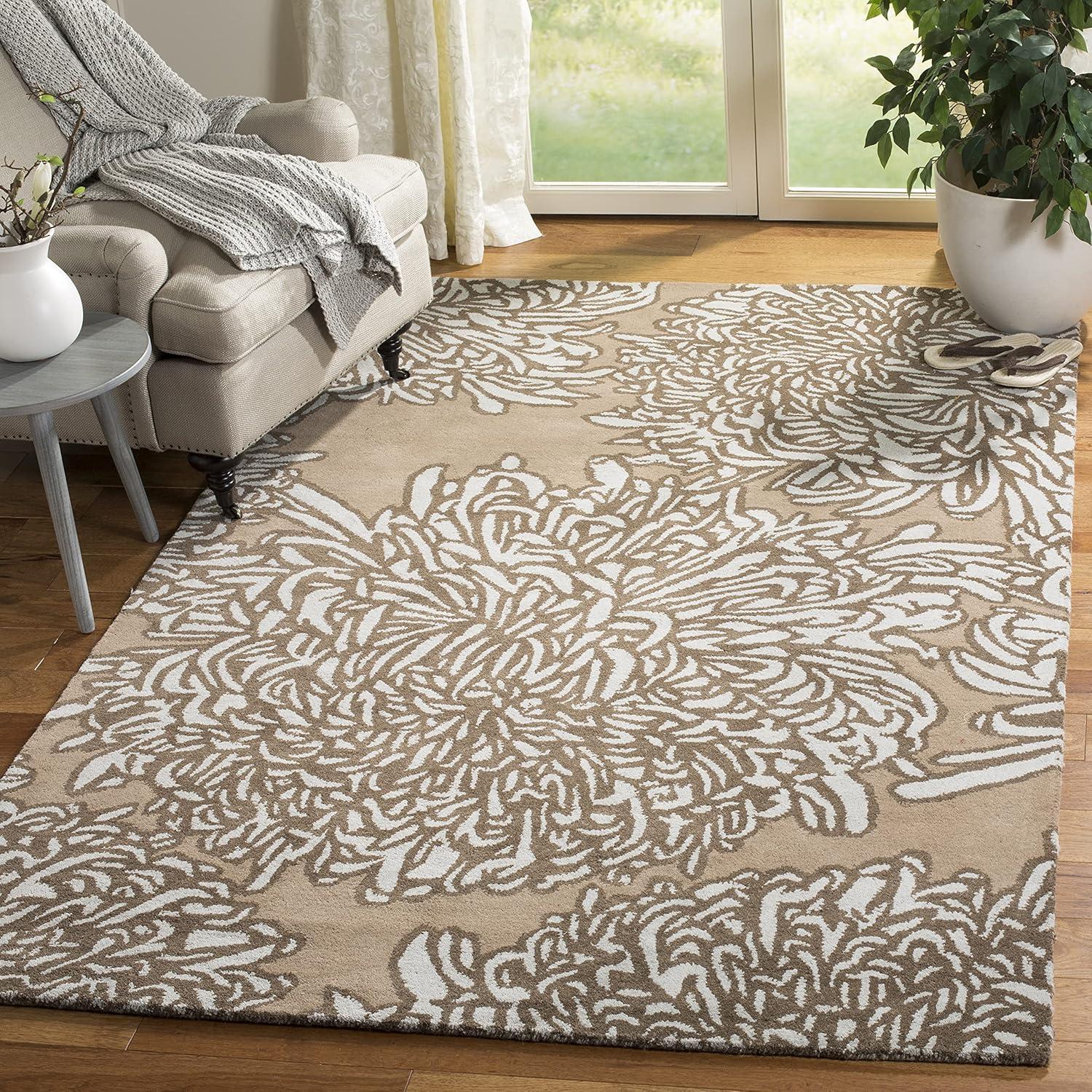 imageMartha Stewart x SAFAVIEH Area Rug Collection 23quot x 8 Runner Malted Handmade Wool Ideal for Living Room Bedroom Foyer Hallway MSR4542ADriftwoodGrey