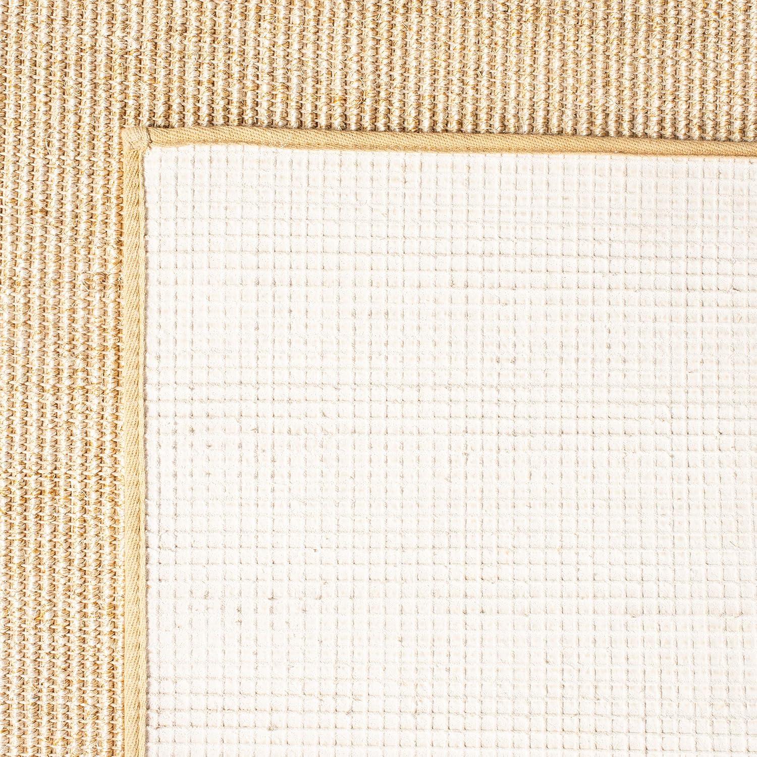 imageMartha Stewart x SAFAVIEH Area Rug Collection 23quot x 8 Runner Red Sisal ampamp Jute Farmhouse Style Ideal for Living Room Bedroom Foyer Hallway MSR9501QBeigeIvory