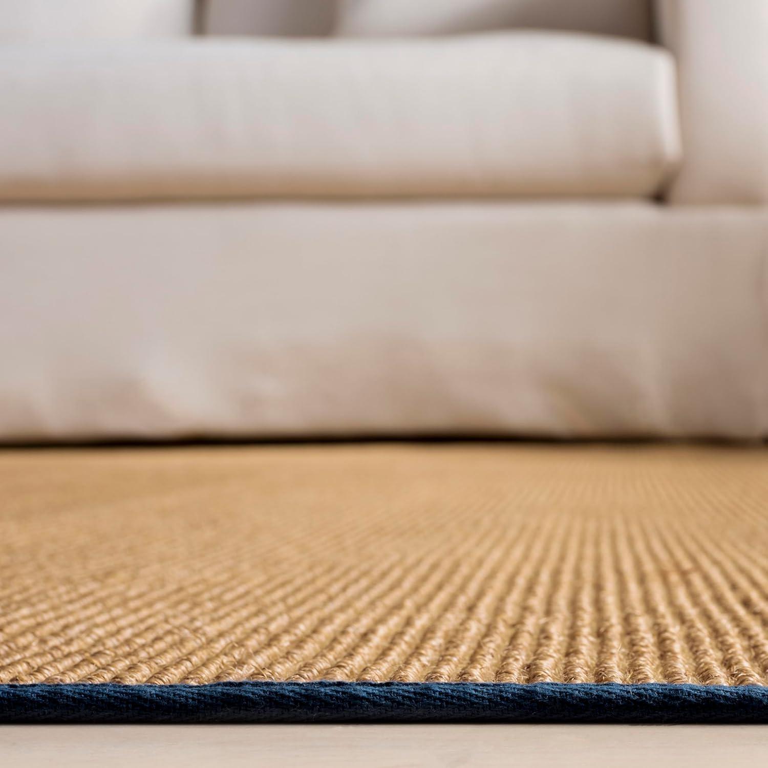 imageMartha Stewart x SAFAVIEH Area Rug Collection 23quot x 8 Runner Red Sisal ampamp Jute Farmhouse Style Ideal for Living Room Bedroom Foyer Hallway MSR9501QNaturalNavy