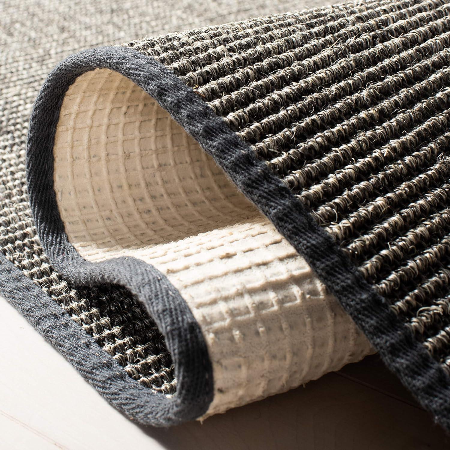 imageMartha Stewart x SAFAVIEH Area Rug Collection 23quot x 8 Runner Red Sisal ampamp Jute Farmhouse Style Ideal for Living Room Bedroom Foyer Hallway MSR9501QCharcoal