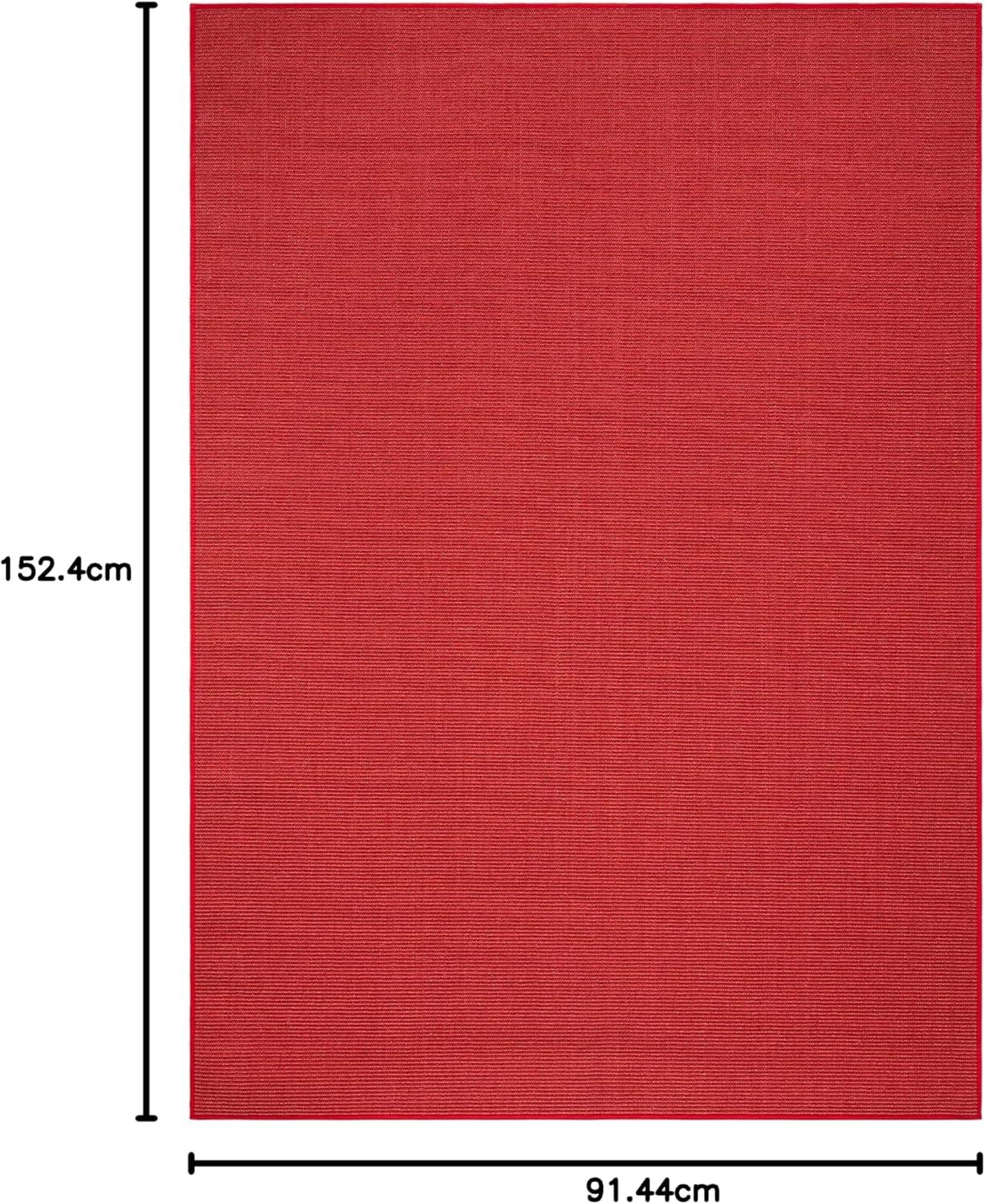 imageMartha Stewart x SAFAVIEH Area Rug Collection 23quot x 8 Runner Red Sisal ampamp Jute Farmhouse Style Ideal for Living Room Bedroom Foyer Hallway MSR9501QRed