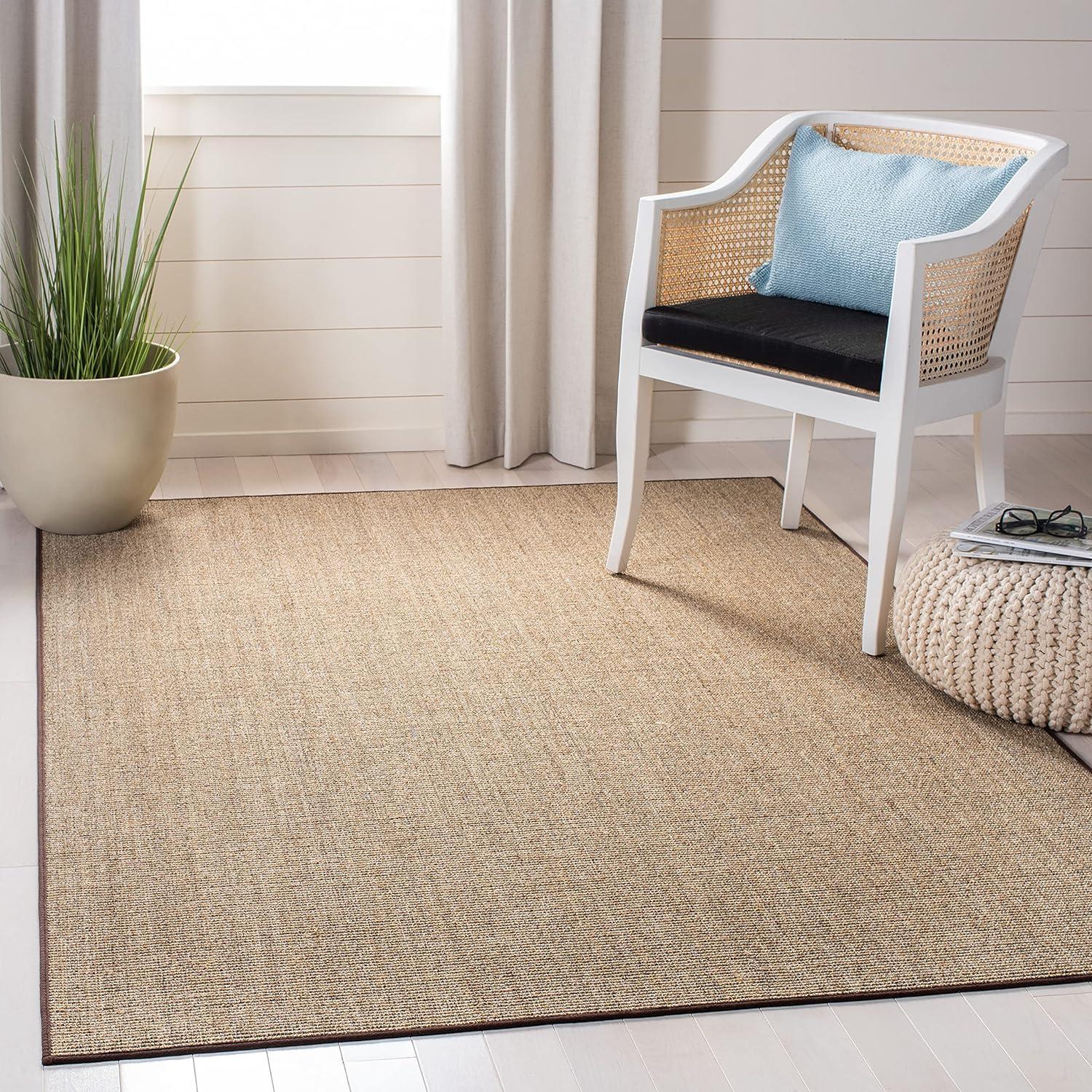 imageMartha Stewart x SAFAVIEH Area Rug Collection 23quot x 8 Runner Red Sisal ampamp Jute Farmhouse Style Ideal for Living Room Bedroom Foyer Hallway MSR9501QLight Brown
