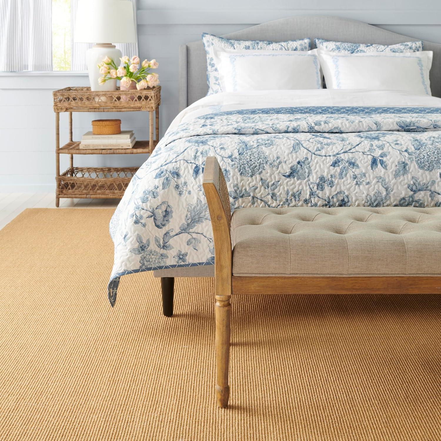 imageMartha Stewart x SAFAVIEH Area Rug Collection 23quot x 8 Runner Red Sisal ampamp Jute Farmhouse Style Ideal for Living Room Bedroom Foyer Hallway MSR9501QNaturalWhite