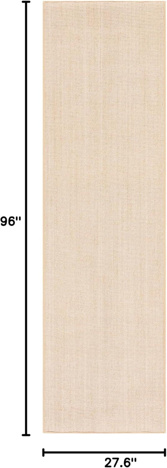 imageMartha Stewart x SAFAVIEH Area Rug Collection 23quot x 8 Runner Red Sisal ampamp Jute Farmhouse Style Ideal for Living Room Bedroom Foyer Hallway MSR9501QBeigeIvory