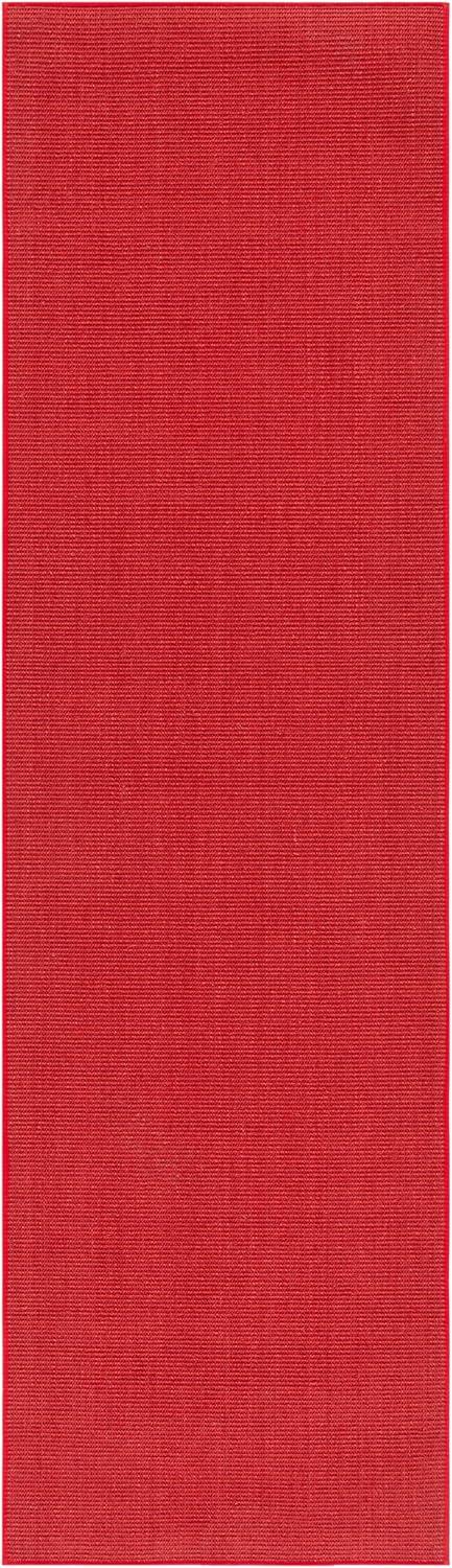 imageMartha Stewart x SAFAVIEH Area Rug Collection 23quot x 8 Runner Red Sisal ampamp Jute Farmhouse Style Ideal for Living Room Bedroom Foyer Hallway MSR9501QRed
