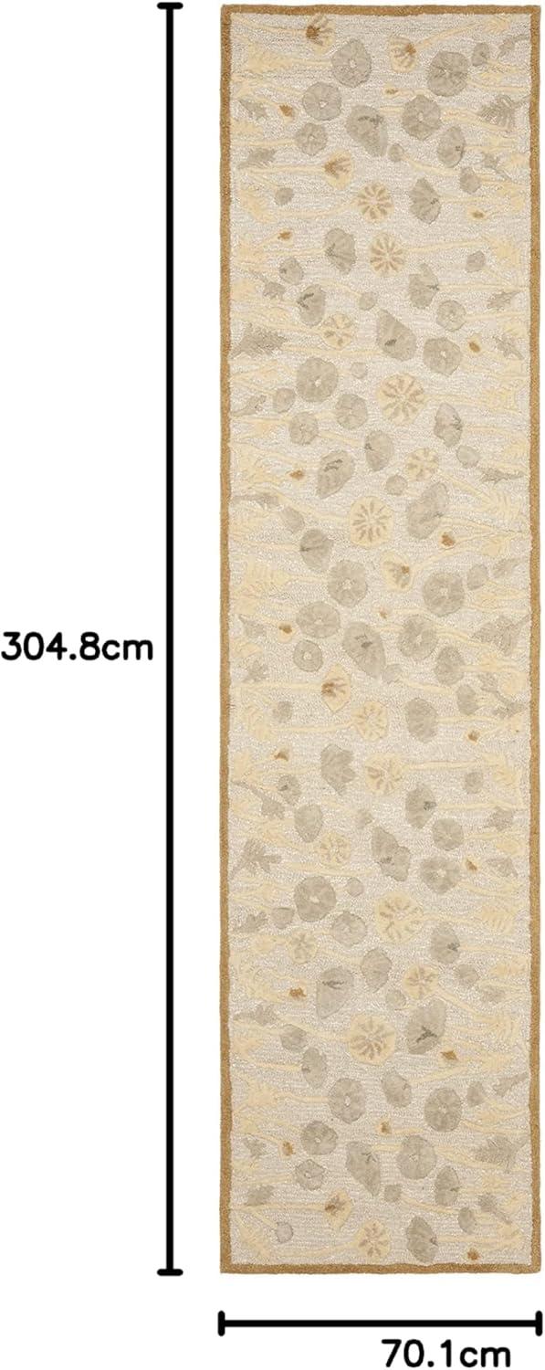 imageMartha Stewart x SAFAVIEH Area Rug Collection  4 x 6 Cayenne Red Handmade Wool ampamp Viscose Ideal for Living Room Foyer Bedroom Accent Space MSR3627BNutshellBrown