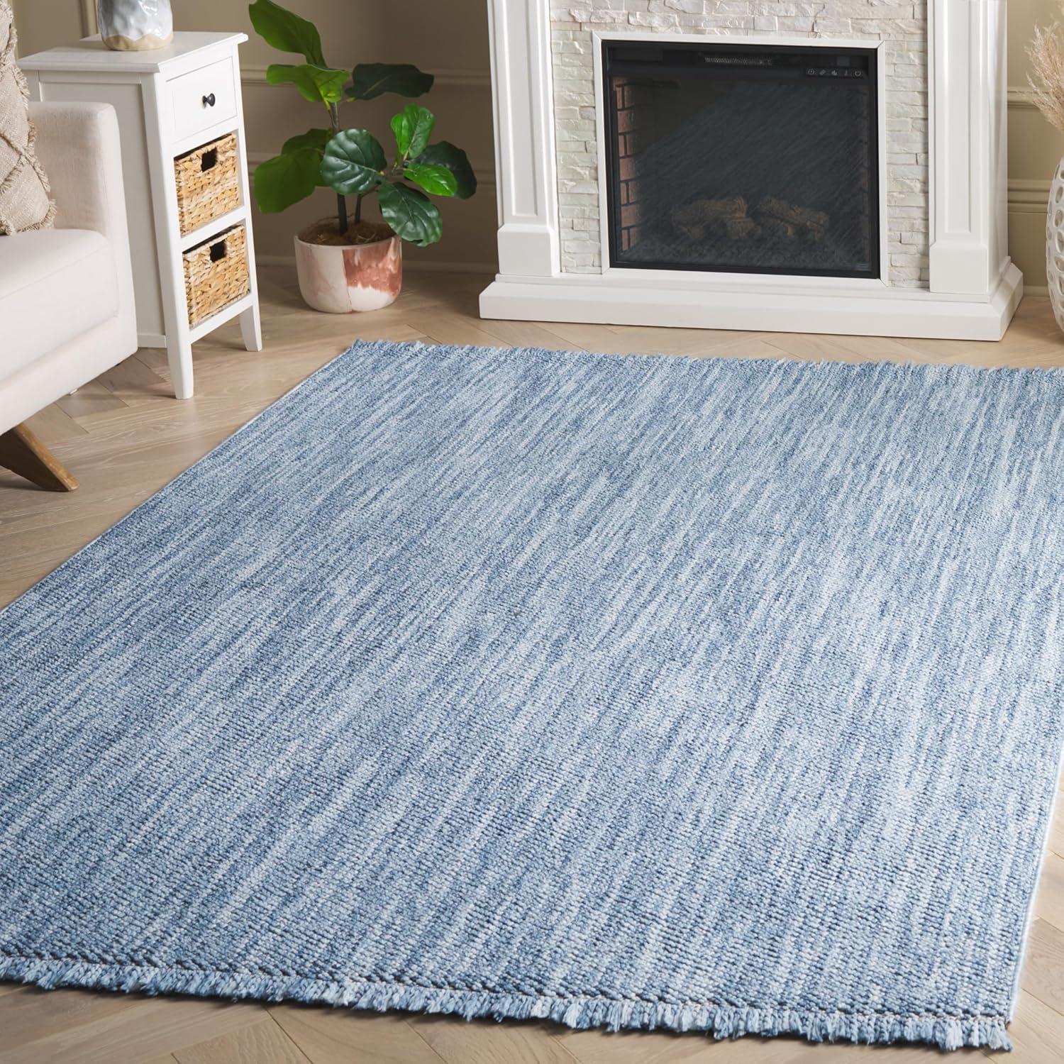 imageMartha Stewart x SAFAVIEH Area Rug Collection  5 x 8 Green NonShedding ampamp Easy Cleaning Ideal for Living Room Bedroom Office Dining Space MSR920YBlue