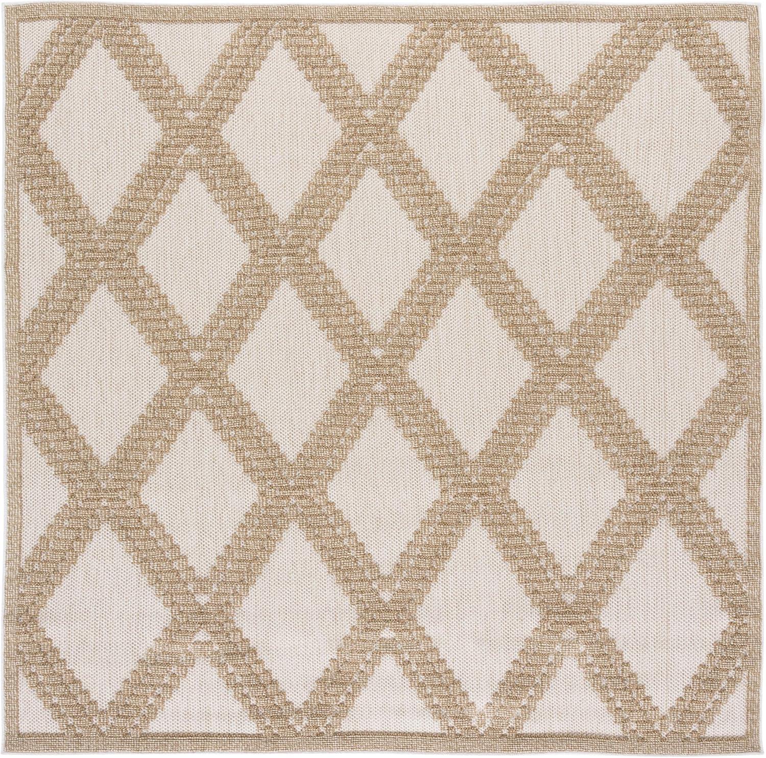 imageMartha Stewart x SAFAVIEH Outdoor Area Rug Collection  8 x 10 Grey ampamp Light Grey Weather Resistant ampamp Washable Ideal for Patio Backyard Mudroom Deck Dining Space MSRO226FBeigeBrown