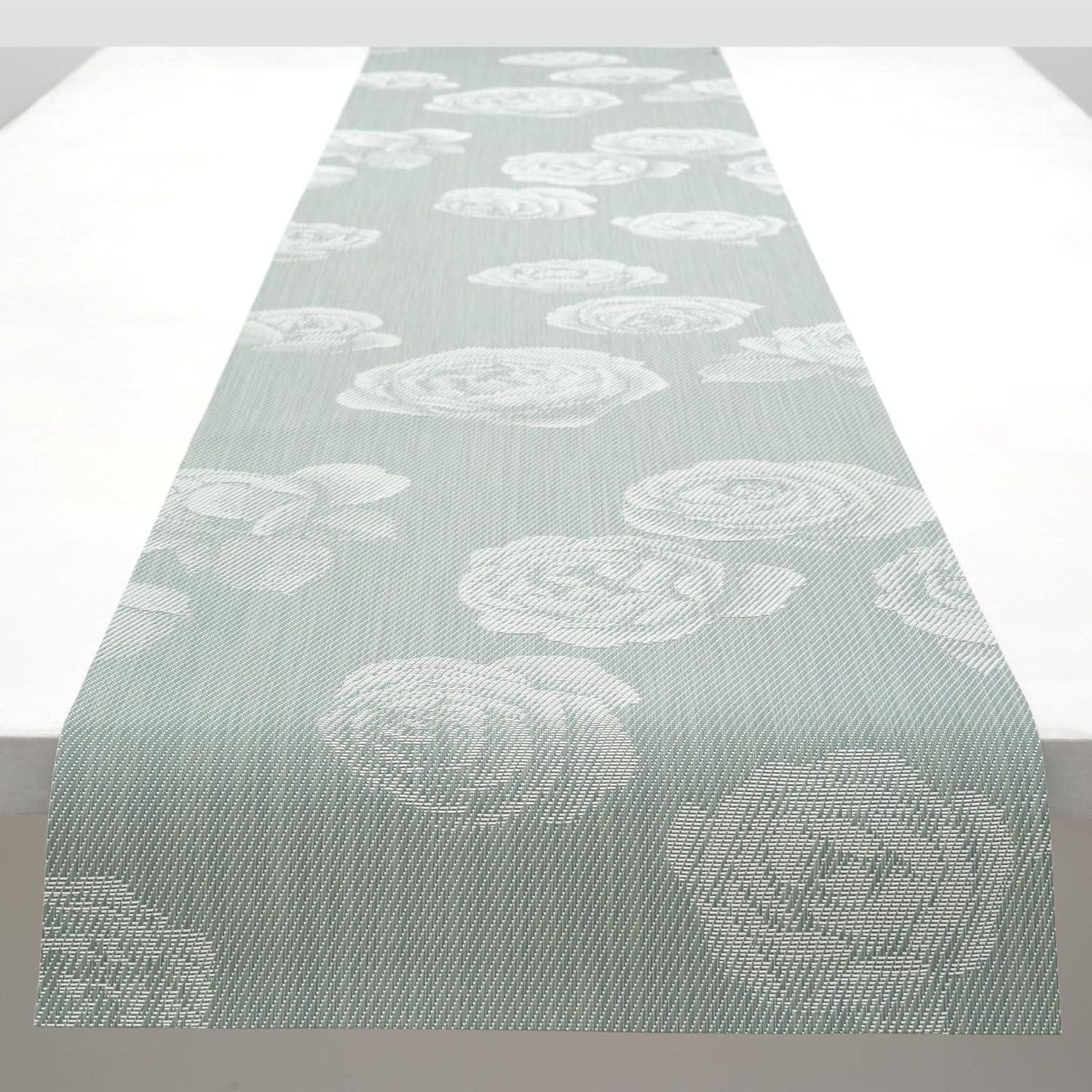 imageMartha by Martha Stewart  Chilewich Rosette 14x72 Table Runner in Burnt CoralAbalone