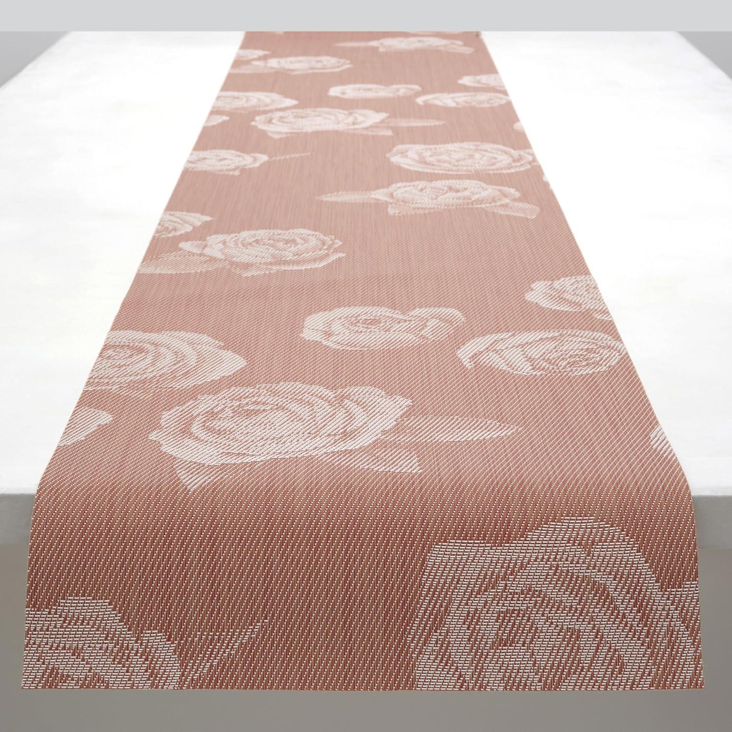 imageMartha by Martha Stewart Chilewich Rosette 14x72 Table Runner in Burnt CoralBurnt Coral