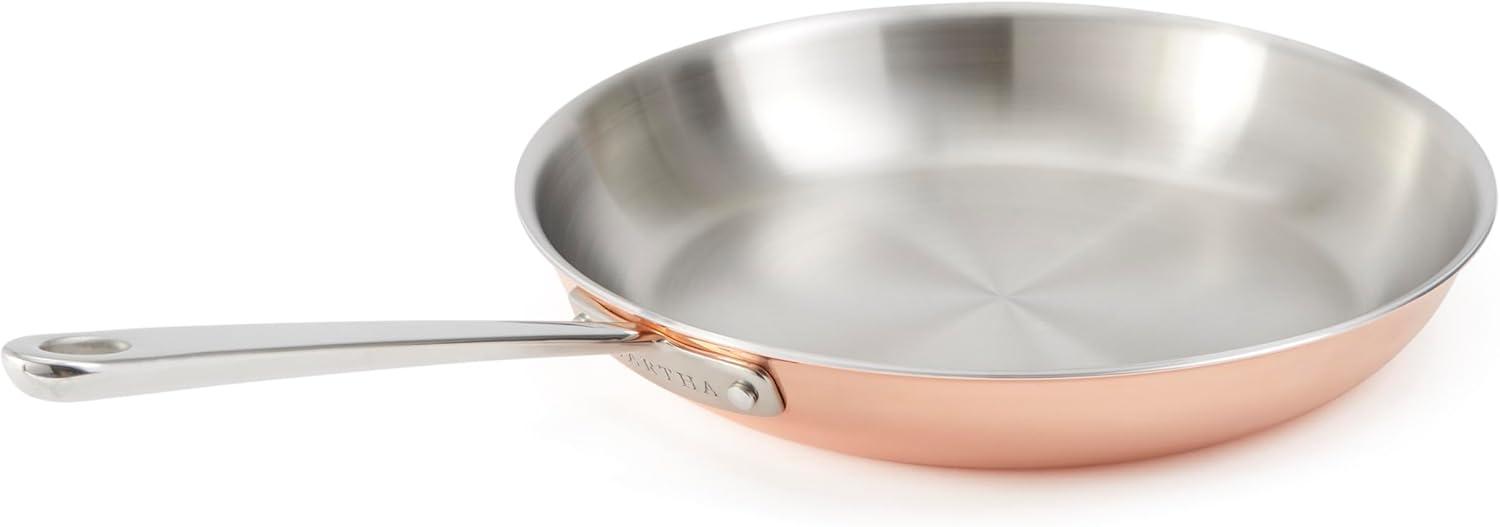 imageMartha by Martha Stewart 4Quart Stainless Steel Saucepan wLid  Copper ExteriorSatin InteriorCopper