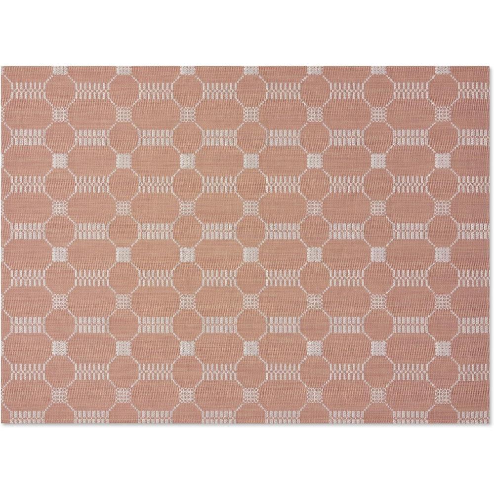 imageChilewich Martha by Martha Stewart Coverlet Rug in Abalone 23quotx36quot  Easy Care  Premium IndoorOutdoor Floor Mat for Entry Kitchen Bath Pool with NonSlip BackingBurnt Coral