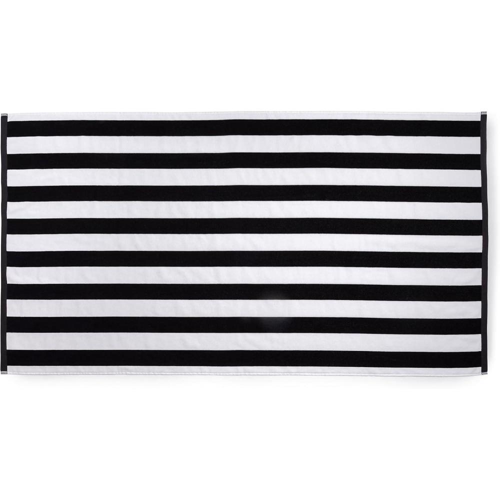 imageMARTHA STEWART 100 Cotton Bath Towels Set Of 6 Piece 2 Bath Towels 2 Hand Towels 2 Washcloths Quick Dry Towels Soft ampamp Absorbent Bathroom Essentials Light GrayX Black  White