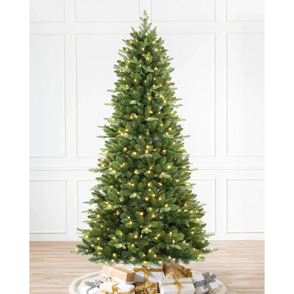 imageMartha Stewart Acadia Spruce Green Tree with 200 LED Lights 5 Feet Tall