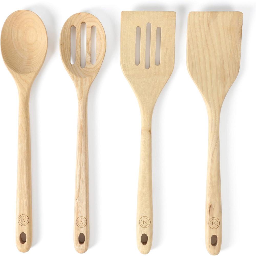 imageMartha Stewart Bainford 4Piece Wooden Kitchen Tool Set  Ashwood