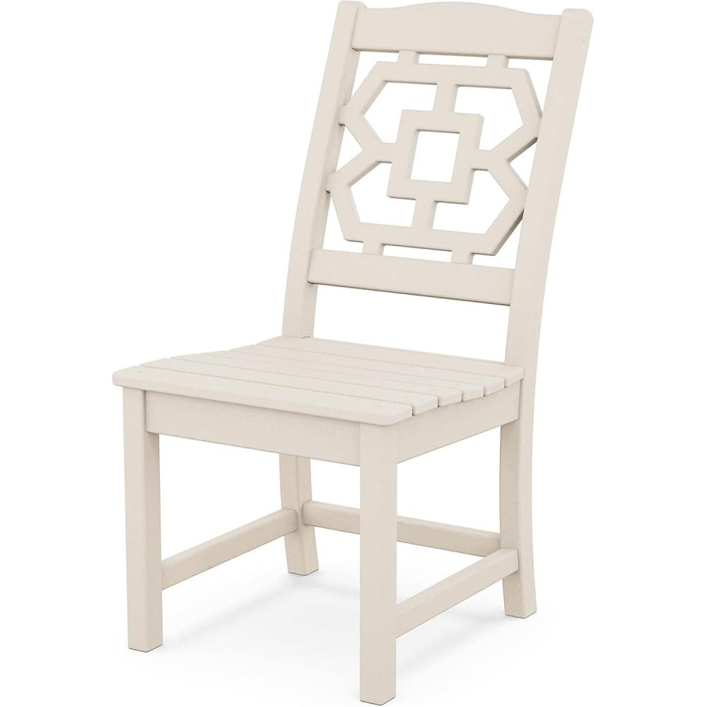 imageMartha Stewart by POLYWOOD Chinoiserie Dining Side Chair in SandSand
