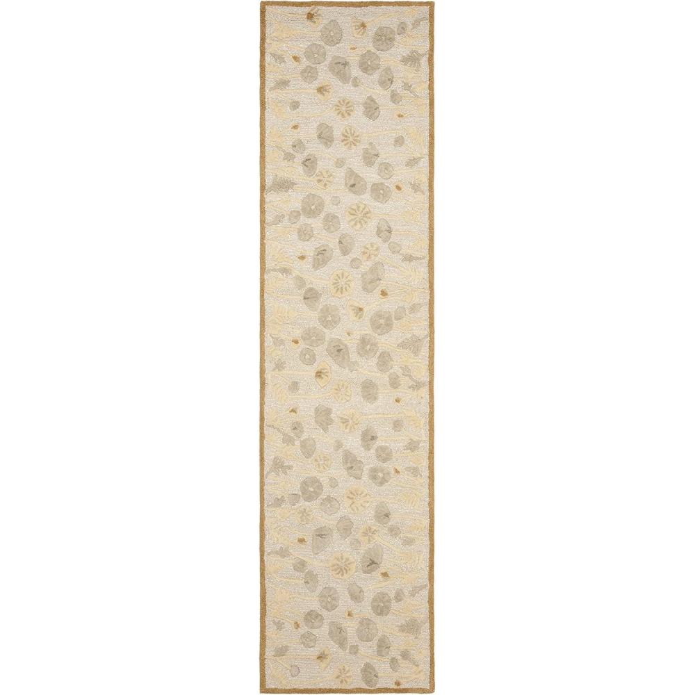 imageMartha Stewart x SAFAVIEH Area Rug Collection  4 x 6 Cayenne Red Handmade Wool ampamp Viscose Ideal for Living Room Foyer Bedroom Accent Space MSR3627BNutshellBrown